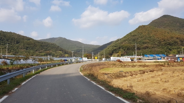 청양군 장평면 화산리 꽃뫼마을 전경 (꽃뫼마을)