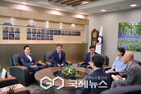 김태흠 충남도지사가 청양·부여 지천댐 건설을 조속하게 추진해 줄 것을 정부에 요청했다/충남도청 제공