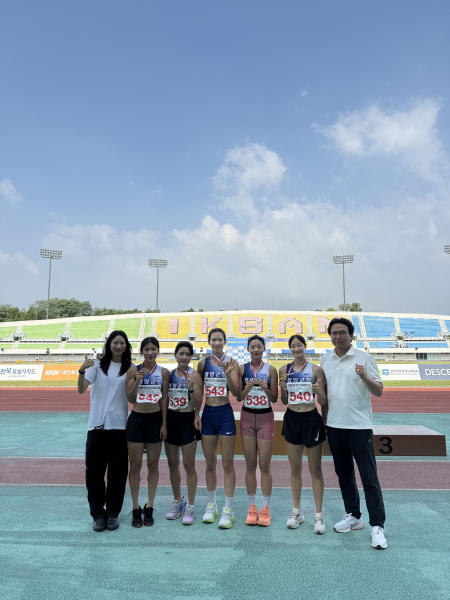 땀방울로 일궈낸 금빛 질주! 청양군청 육상팀, 전국대회 2관왕 쾌거